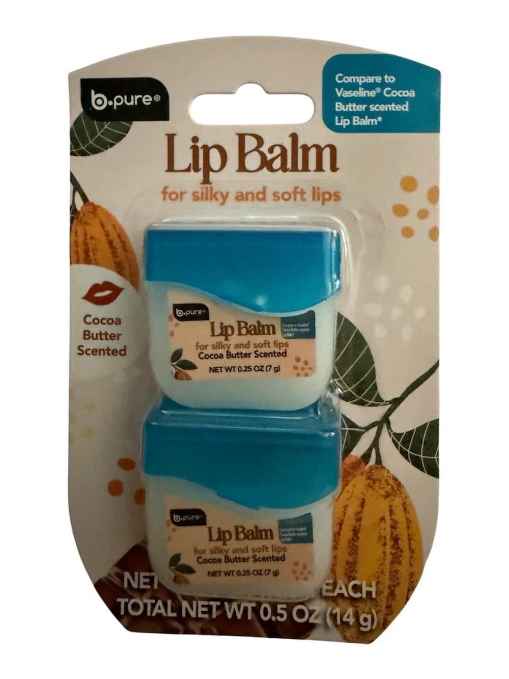 B - Pure Lip Balm Cocoa Butter Scented